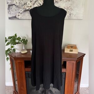 Women's Black Swimsuit Cover Up Dress - Size 1X Large